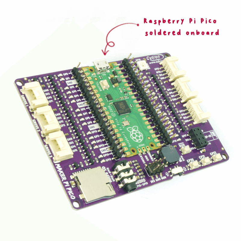 Maker Pi Pico: Förenkla Raspberry Pi Pico för nybörjare