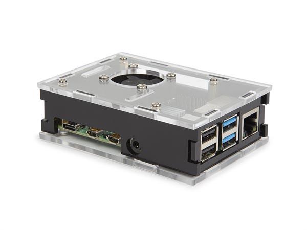 Custodia In Acrilico Trasparente Per Raspberry Pi 3 Modello B VaultPi - Foto 6