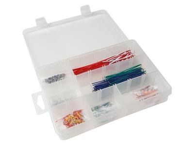 100 Pezzi Cavi Jumper Flessibili Per Breadboard – Set Ponticelli Spina Maschio-Maschio