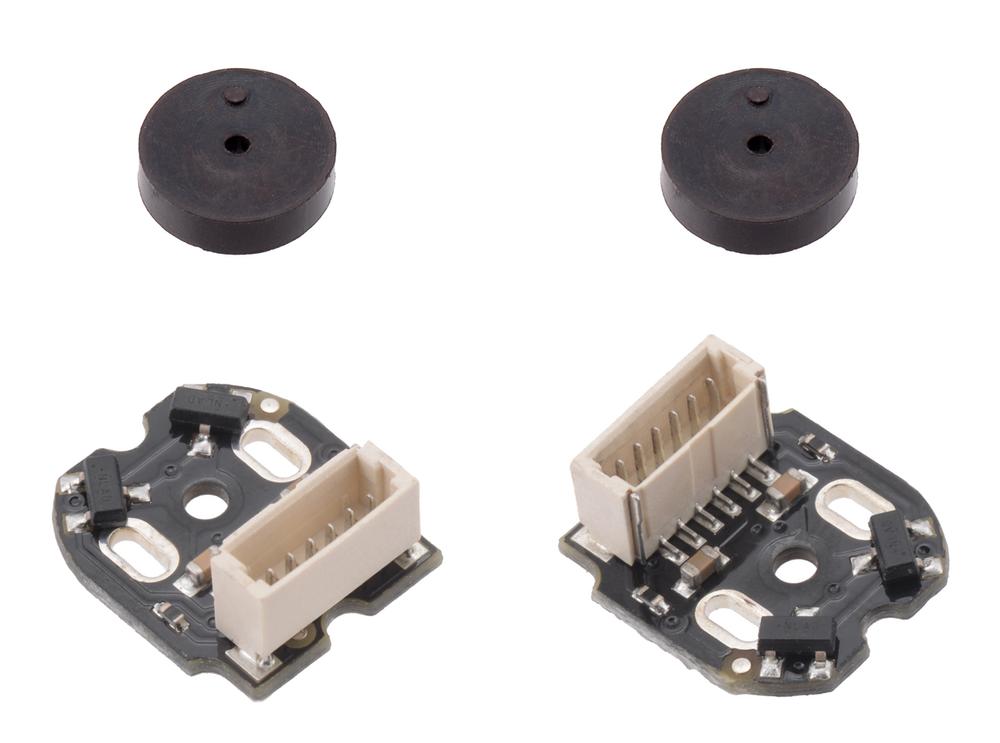 Set magnetische encoderparen met connector aan de bovenkant voor micro-metalen reductiemotoren, 12 CPR, 2,7-18V