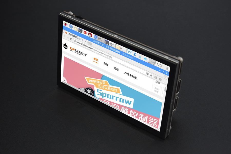 5 '' 800x480 TFT Raspberry Pi DSI touchscreen (compatibel met Raspberry Pi 3B / 3B +)