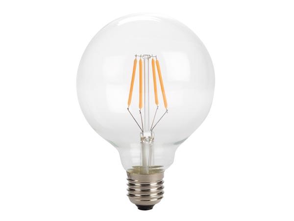 Antique led filament bulb - g95 - 4 w - e27 - intense warm white