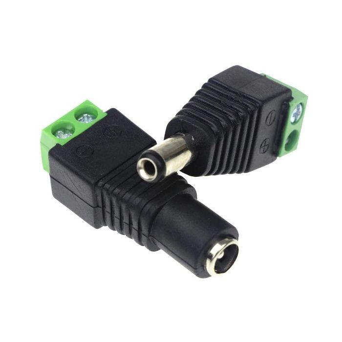 20 X DC Power 5.5x2.1mm Female Jack To 5.5mm x2.5mm Male Plug Adapter Connector