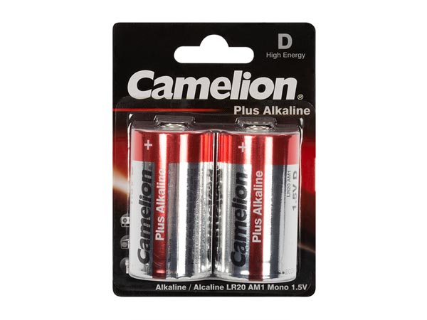 Alkaline D / LR20 1.5V - 21000mAh Battery - 2 pcs
