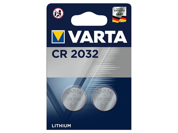 Varta CR2032 Knoopcel - 3V - 230mAh - 2 stuks