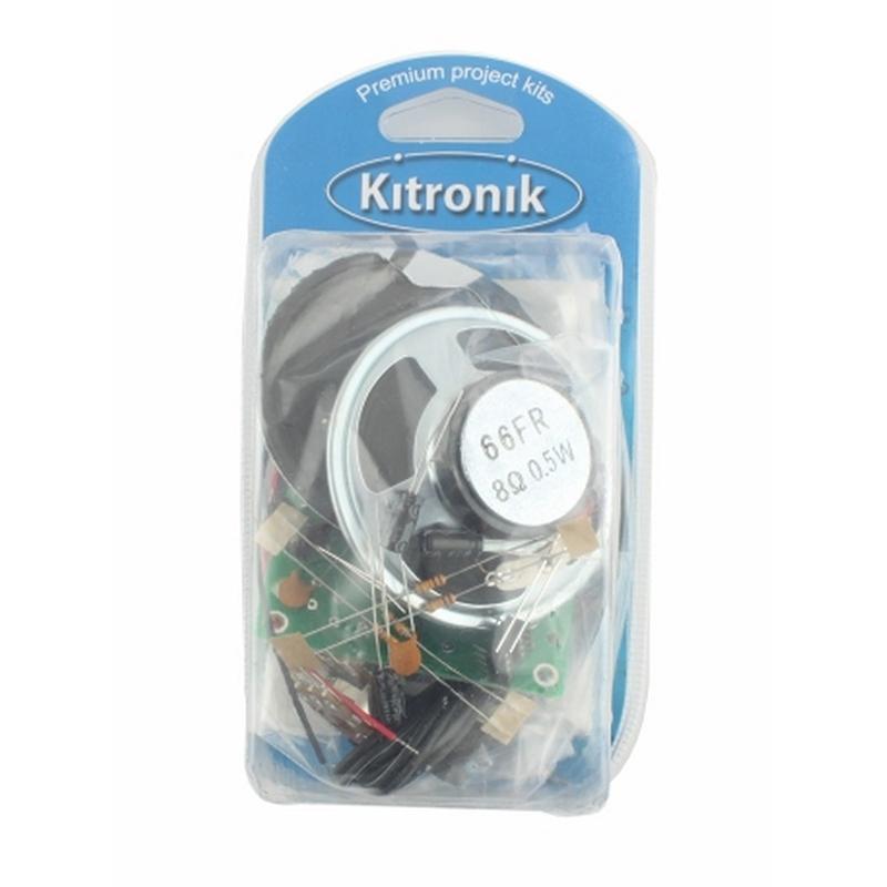Kitronik Retail Pack - 3.5mm Jack - Deluxe Stereo Amplifier Kit