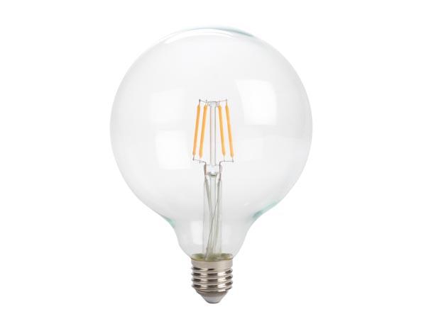 Antique led filament bulb - g125 - 4 w - e27 - intense warm white