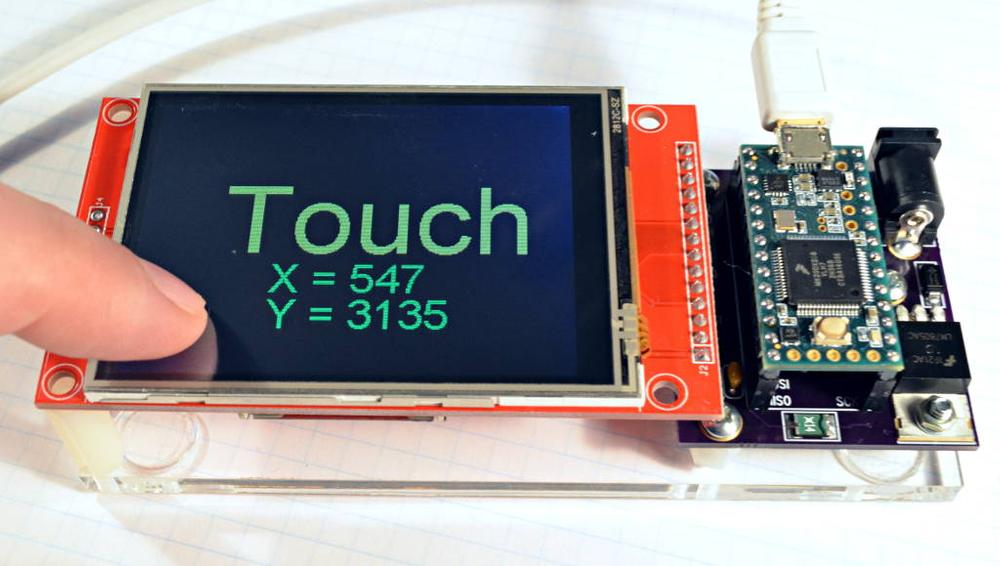 RGB 320x240 TFT-touchscreen 2,8 inch, ILI9341 Controller-chip