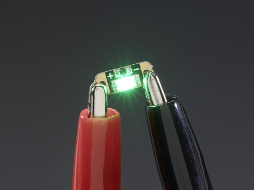 Adafruit LED-pailletten - Smaragdgroen - Pak van 5