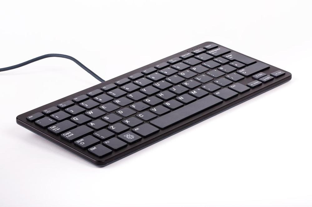 Raspberry Pi-toetsenbord (Amerikaanse indeling) - Zwart / grijs