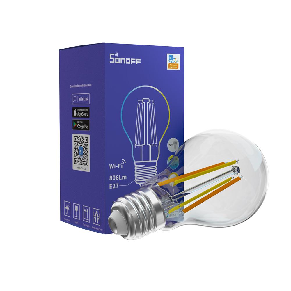 SONOFF B02-F-A60 Smart Wi-Fi LED Filament Bulb - E27