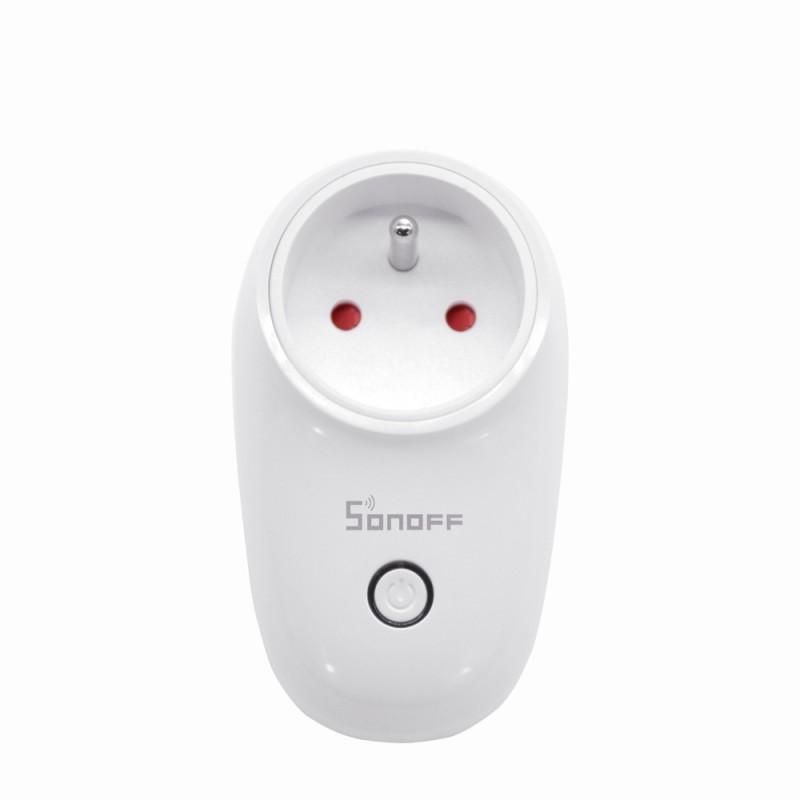 Sonoff S26 Smart Socket - Presa WiFi con spina BE / FR / PL (E) - Pinaarde