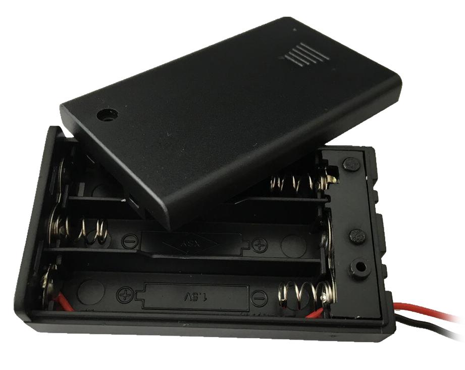 3x AAA battery holder with switch Opencircuit