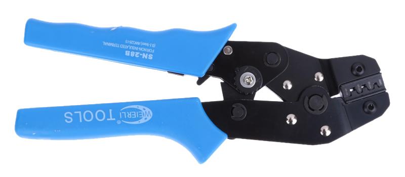 iCrimp SN Ratcheting Crimper Tool Set met 5 Quick Changing Dies voor MC4 Connector, Geïsoleerde & niet-geïsoleerde terminal, Open vat Dupont Connector, Eindhuls Ferrule