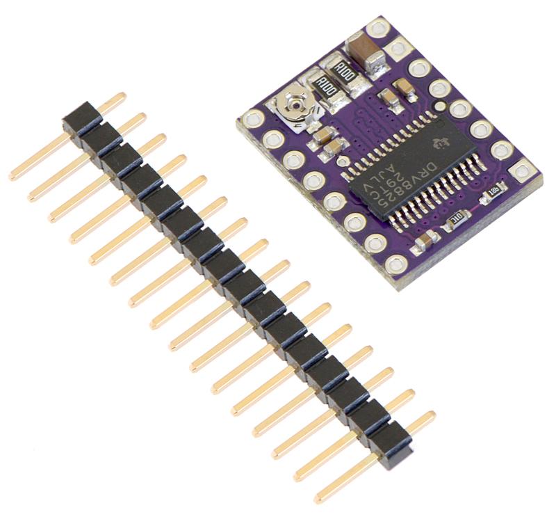 5 Modules DRV8825 Pour Moteur Pas à Pas - Compatible Imprimante 3D, RAMPS1.4 - Tension 8.2-45V, Courant Max 2.5A