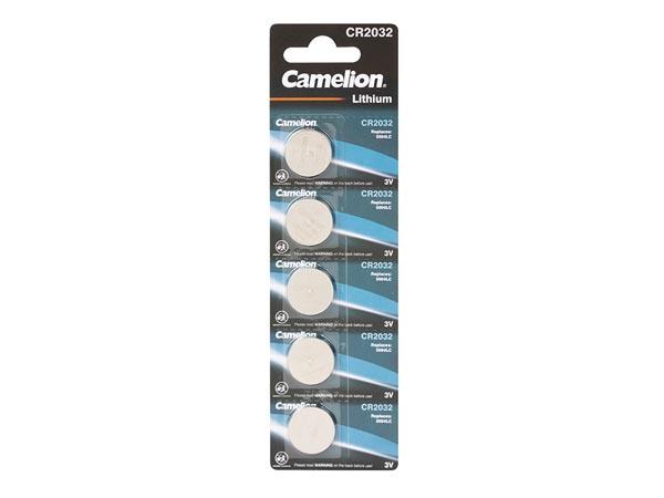 CR2032 3.0v - 230mah button cell batteries - 5 pieces