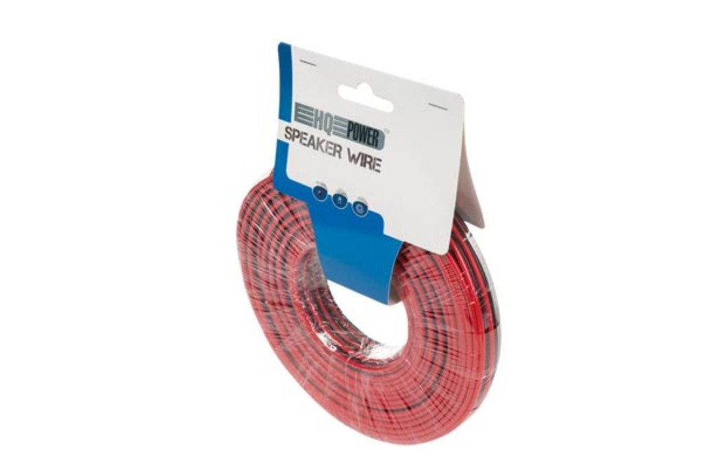 HQ Power Red and Black Luidsprekerkabel 2x2.50mm² - 25m
