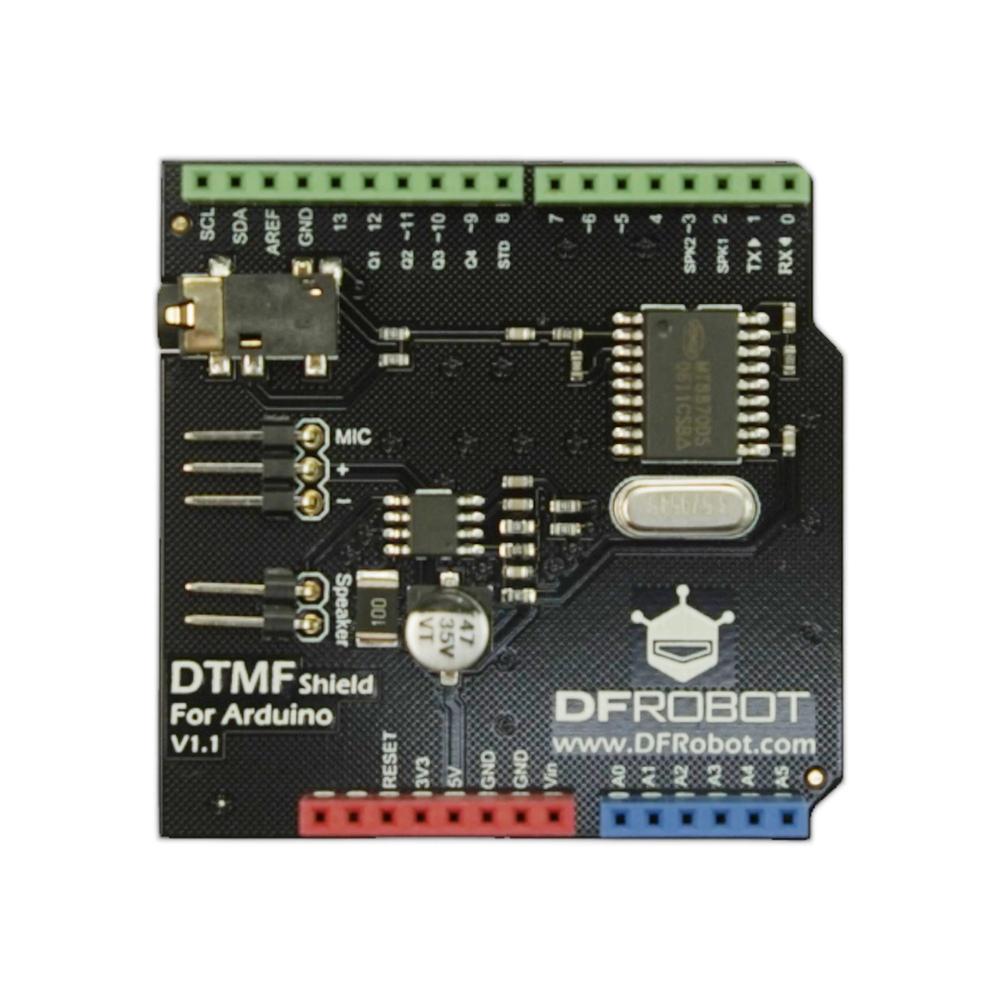 DFRobot DTMF Shield per Arduino : trasforma i segnali audio in comandi ...