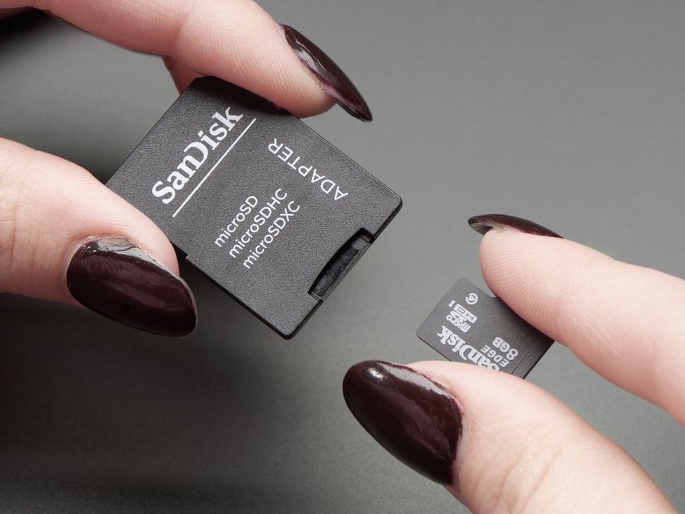 Adafruit SD/MicroSD-geheugenkaart (8 GB SDHC)