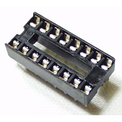 Lot De 20 Supports De CI DIP 16 Broches 2,54mm à Souder - Sockets IC Trous Ronds Haute Qualité