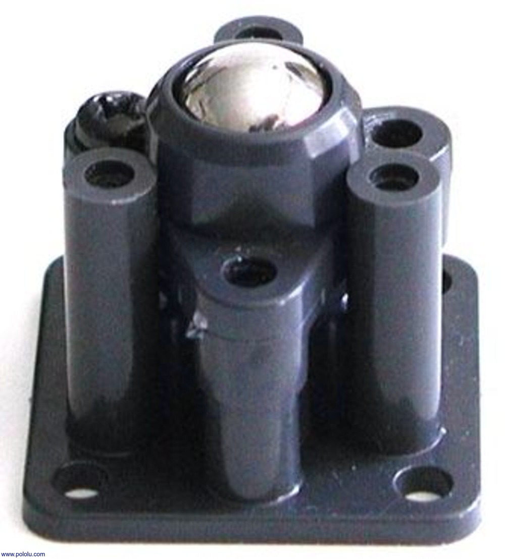 Pololu Kit Tamiya 70144 con rotelle a sfera (2 rotelle)