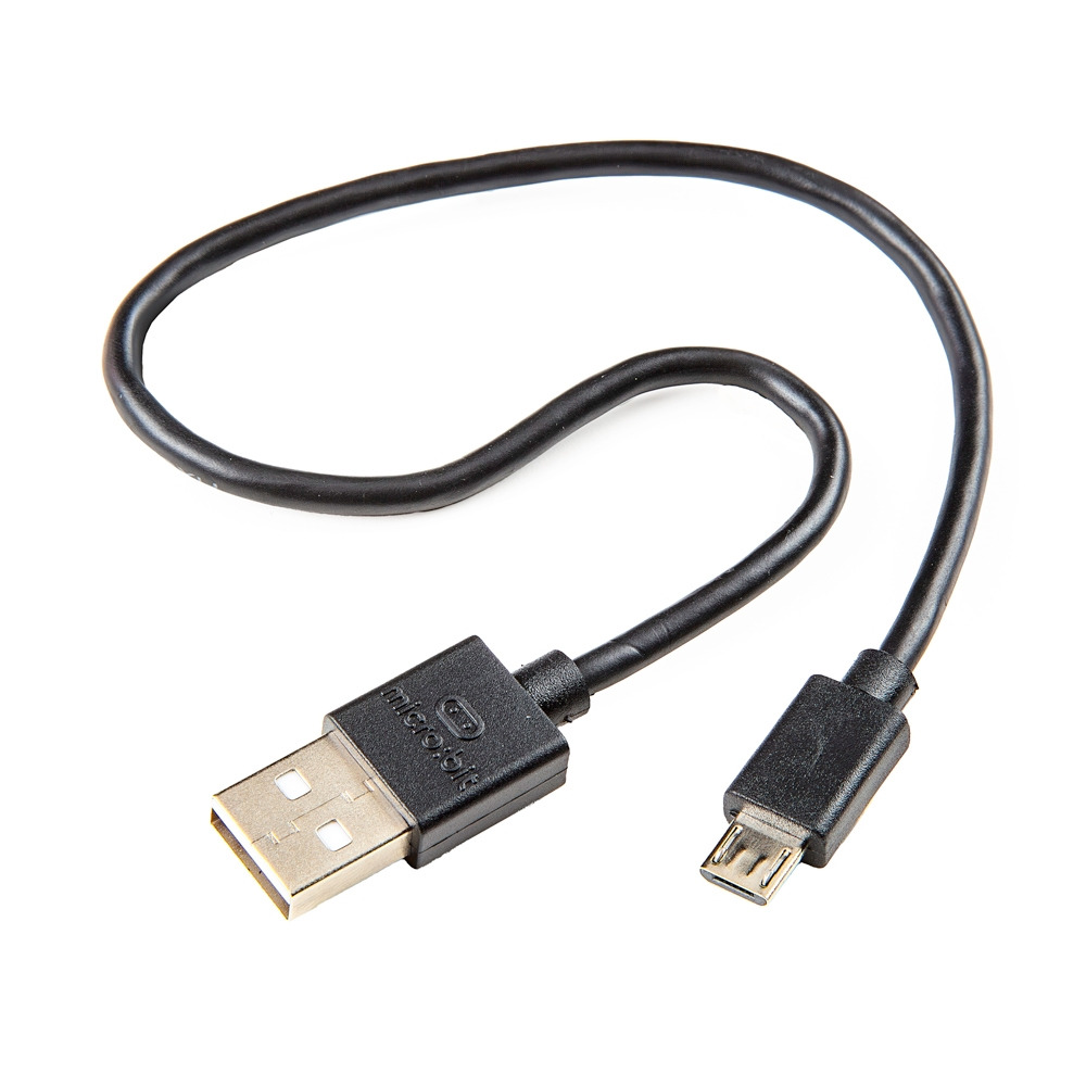 Sparkfun Cavo USB micro:bit 300mm - Nero