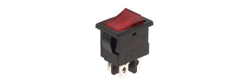 JEC Vermogen Rockerschakelaar 5A-250V SPST ON-OFF neonvalolla - Opencircuit