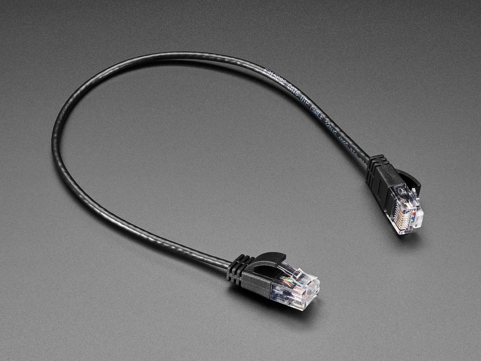 Adafruit Dunne Ethernet LAN UTP CAT6-kabel - 3 mm diameter - 30 cm lang