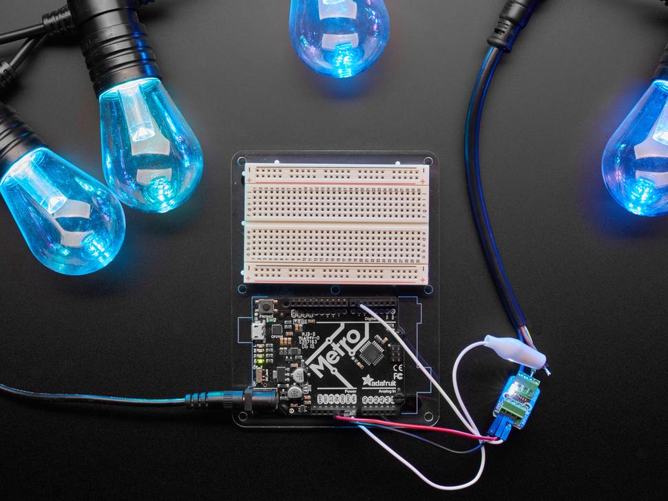 Adafruit Café-/terraslampstreng met TM1814 RGBW LED - 20 lampen