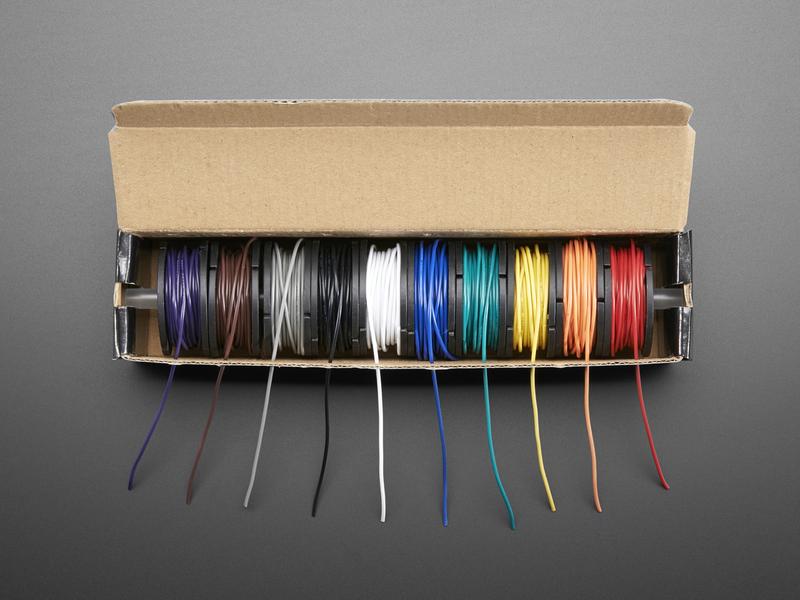 Kit Fils Électriques 22AWG Pré-Étamés - 6 Bobines De 10m Couleurs - Cuivre Pour Soudure, Breadboard