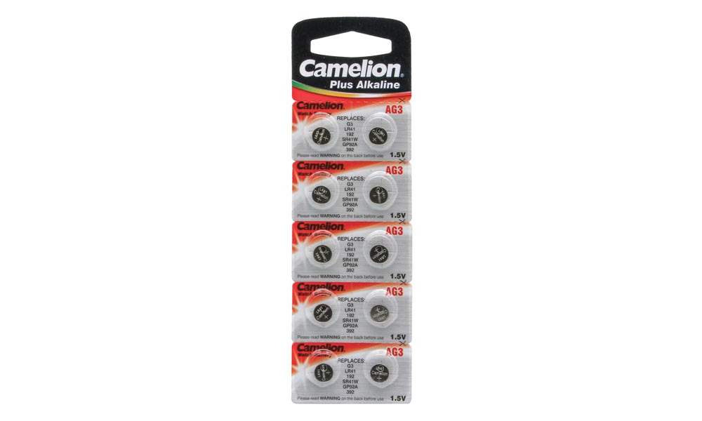 Camelion Kelloparisto 1,5V-28mAh LR41/AG3 nappiparistot 10 kpl pakkaus
