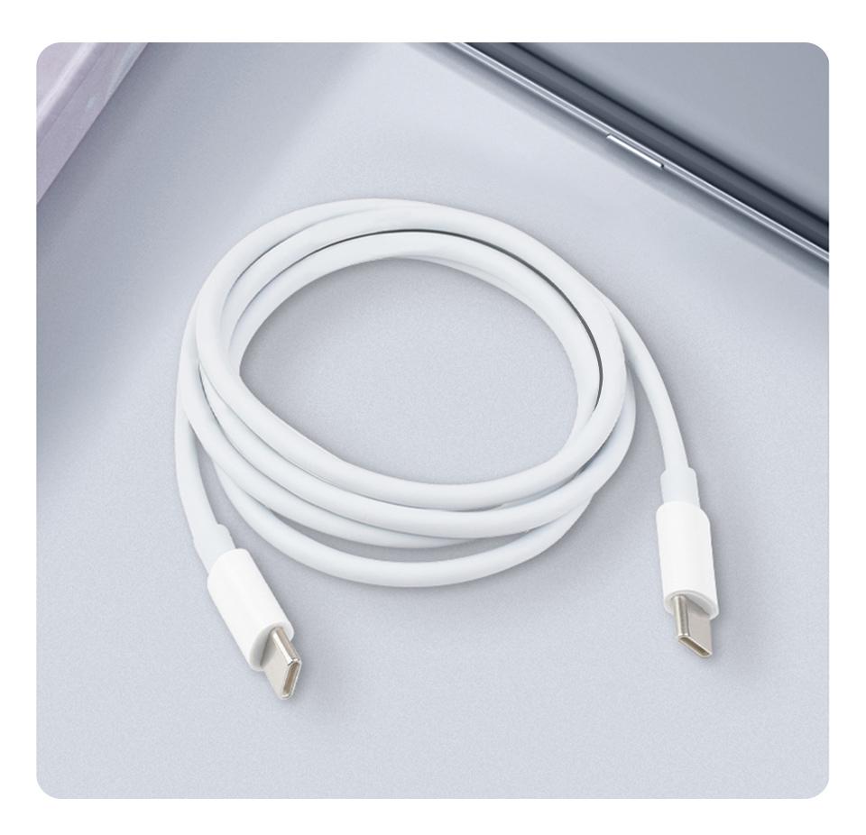 Budi Cavo Di Ricarica Rapida USB-C A USB-C 1,5 Metri, Intrecciato, Robusto E Resistente, Compatibile Smartphone E Tablet, Trasferimento Dati