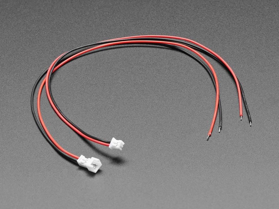Adafruit 1,25 mm pitch 2-pins kabel passend paar - 40 cm lang