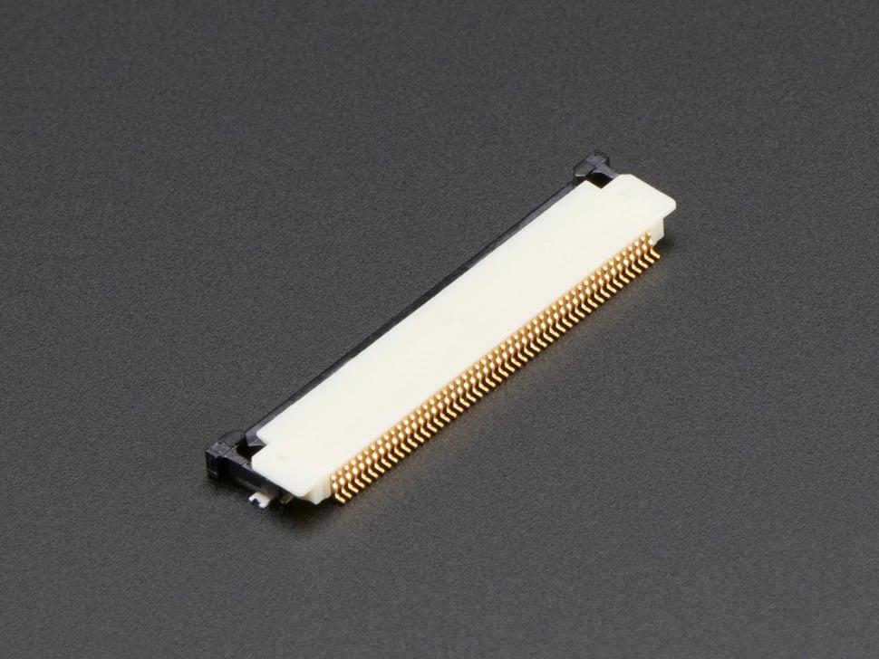 Adafruit 50-pins 0,5 mm pitch top-contact FPC SMT-connector