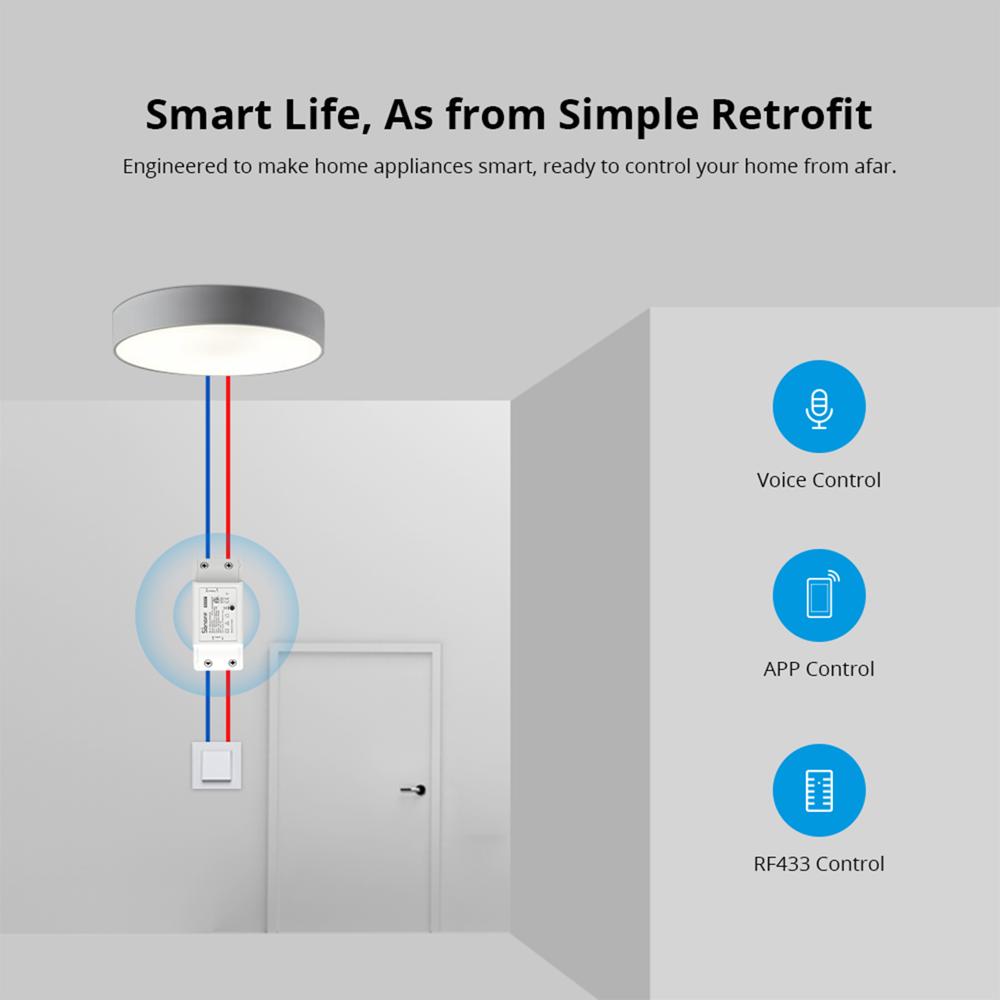 Sonoff Rfr Wifi Wireless Smart Switch With Rf Receiver For Smart Home Opencircuit