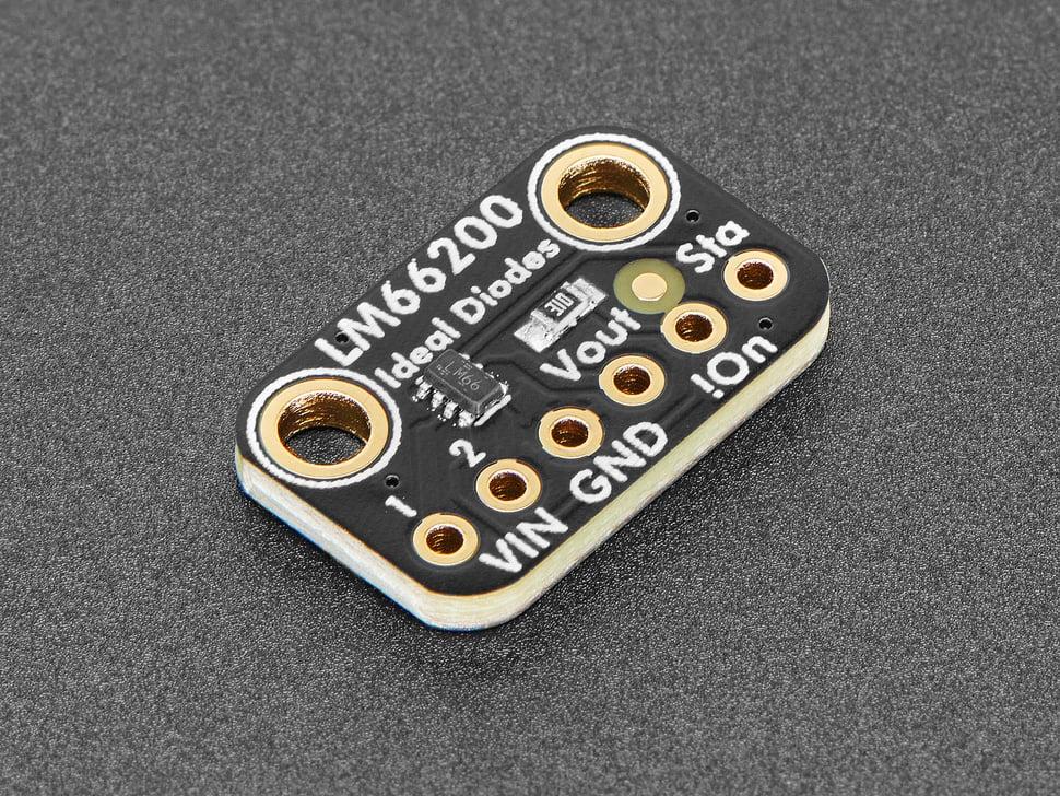 Adafruit LM66200 Ideale Dubbele Diodes Breakout