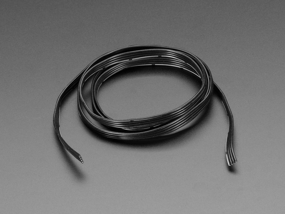 Adafruit Siliconen hoes stranded kern - lintkabel - 4 draden, 1 meter lang