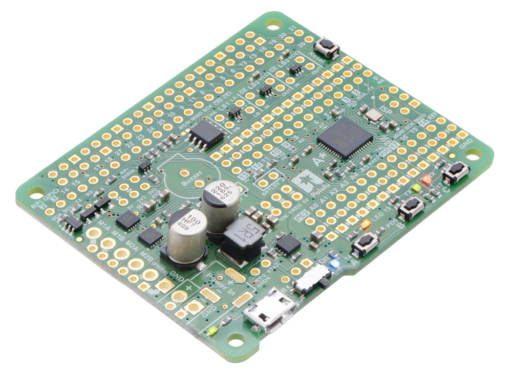 A-Star 32U4 Robot Controller SV met Raspberry Pi Bridge (SMT Componenten versie)