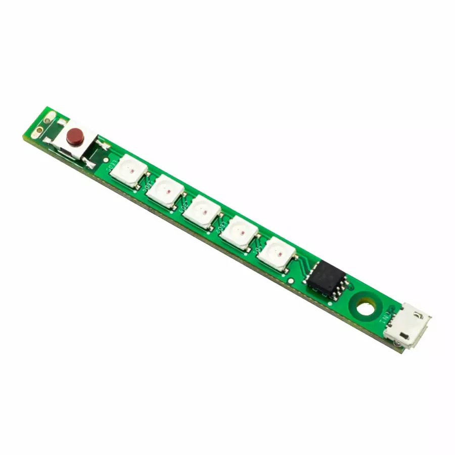 Tira LED RGB USB Kitronik con selector de patrón