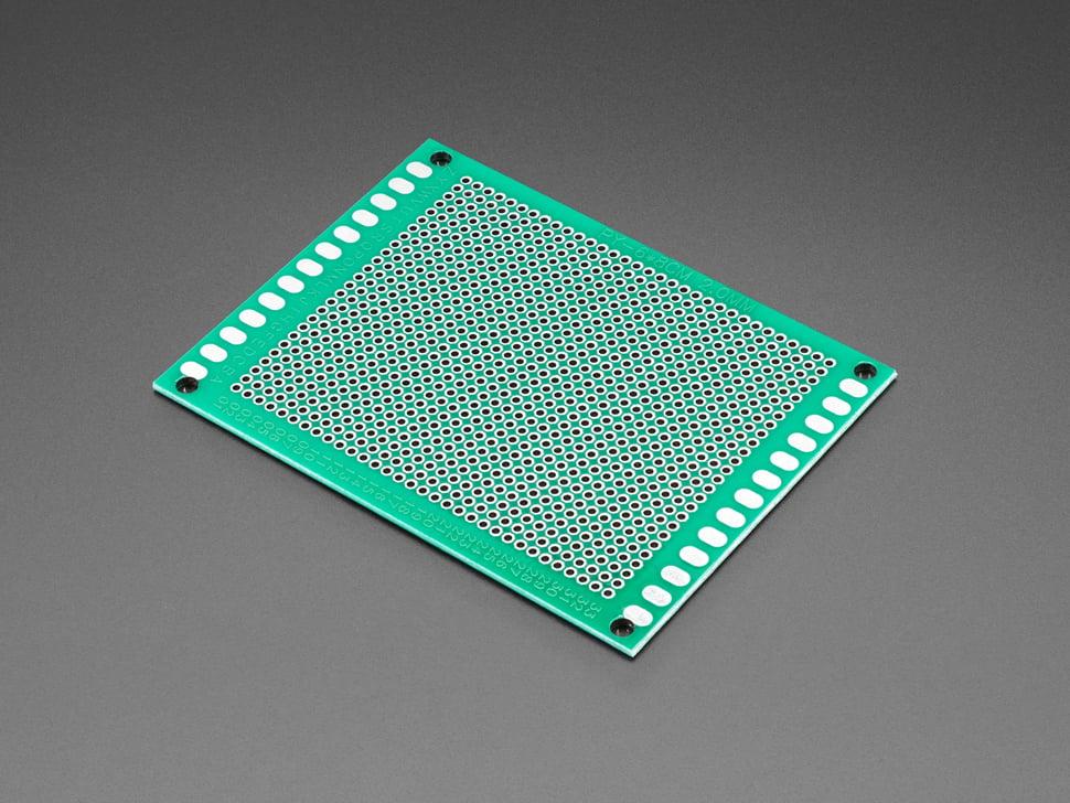 Adafruit Universele board PCB 6cm x 8cm - 2mm pitch