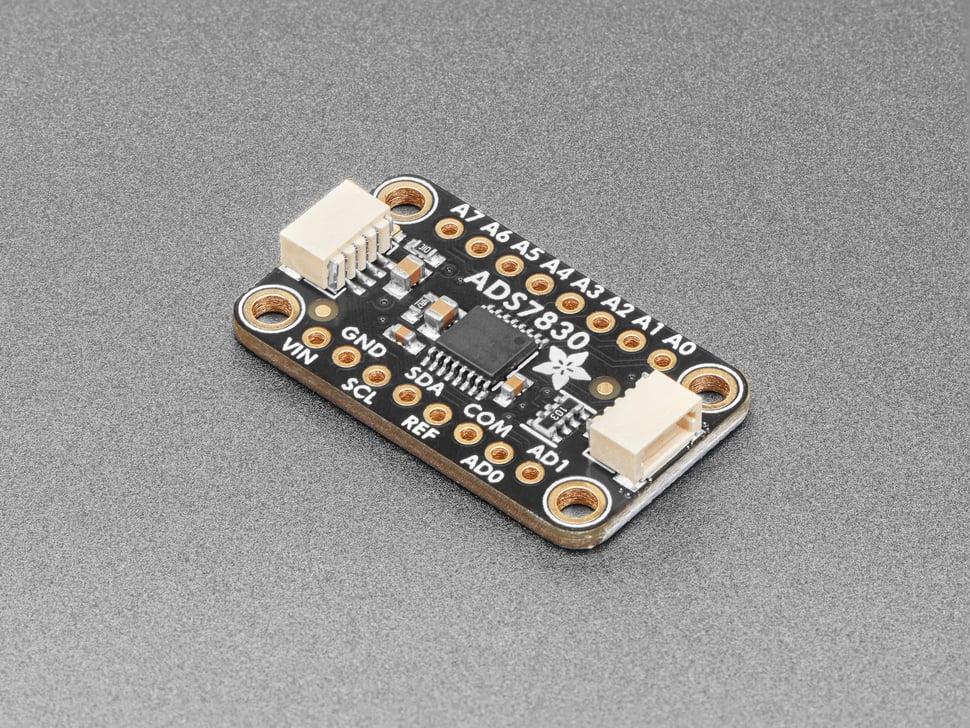 Adafruit ADS7830 8-kanaals 8-bits ADC met I2C