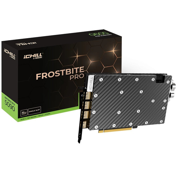 INNO3D iChill GeForce RTX 5090 Frostbite Pro | 32GB GDDR7 | DLSS 4 ...