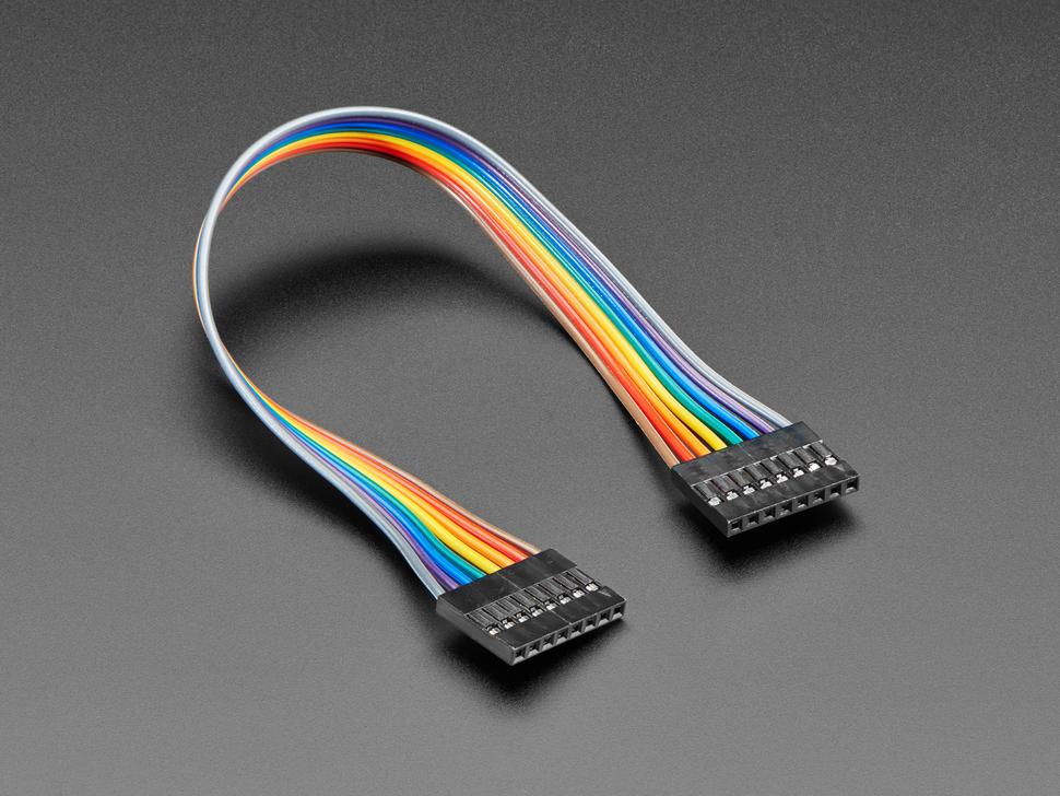 Adafruit 2,54 mm 0,1" Pitch 8-pins jumper - 20 cm lang