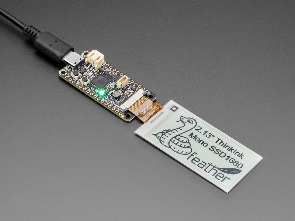 Adafruit 2.13" 250x122 Monochroom of Grijs eInk / ePaper - Kale Display