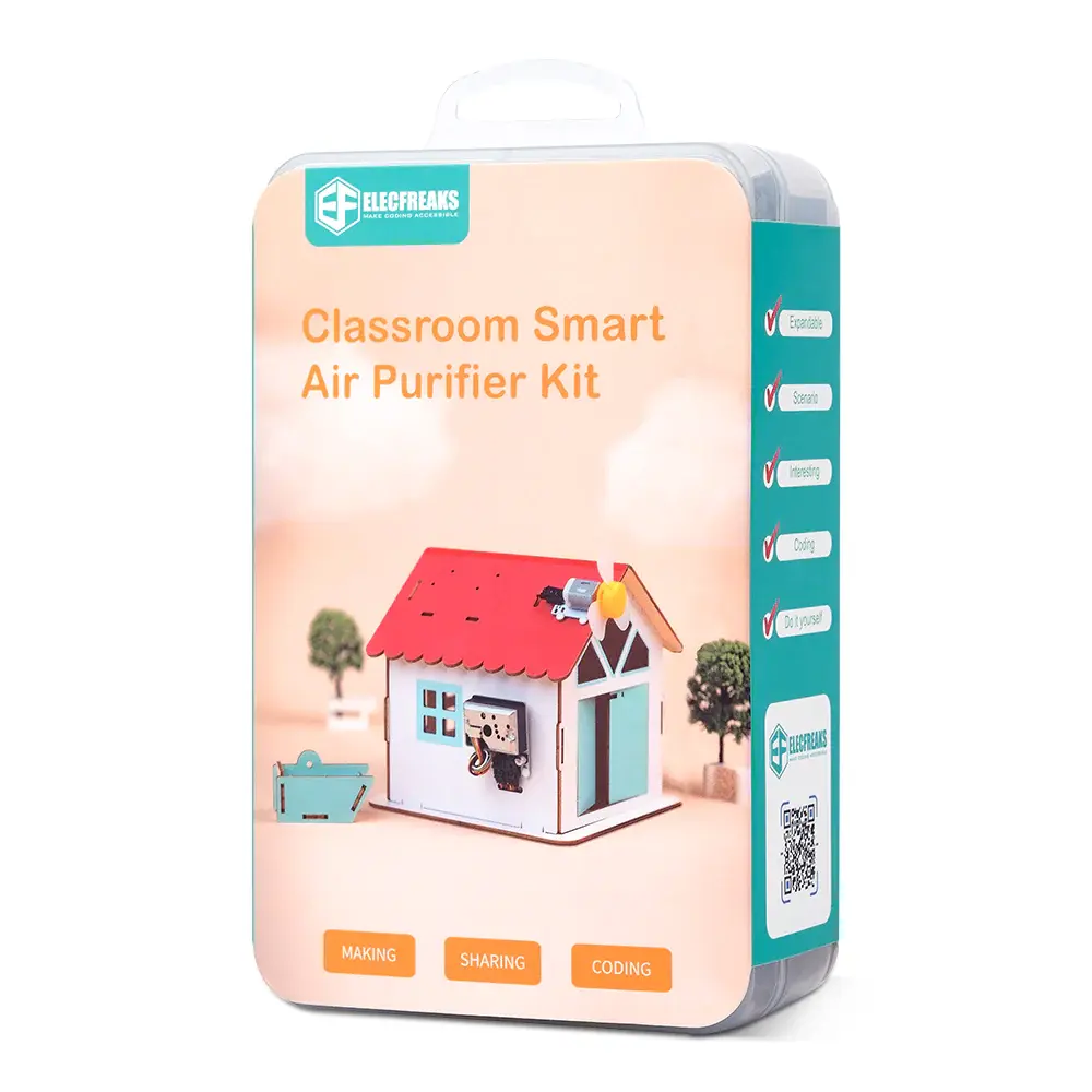Kit purificador de ar inteligente para sala de aula ELECFREAKS