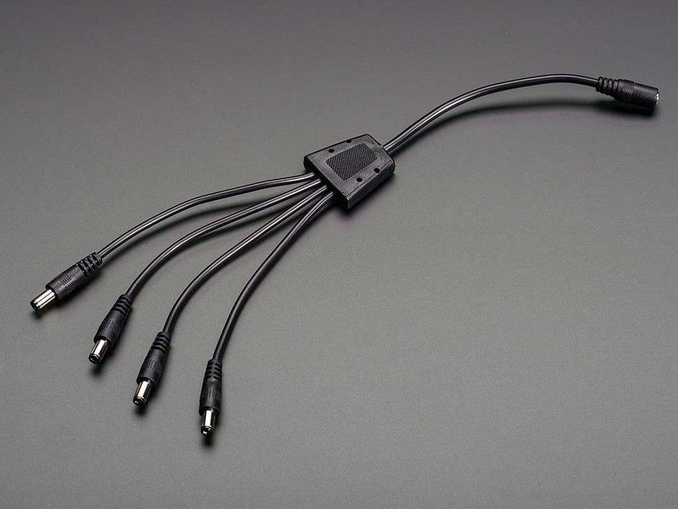 Adafruit 4-weg 2,1 mm DC-jacksplitter