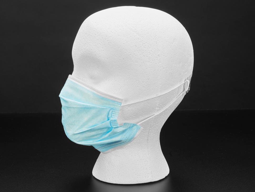 Adafruit Kleine wegwerpmaskers voor kinderen - Blauw chirurgisch model - 50 stuks