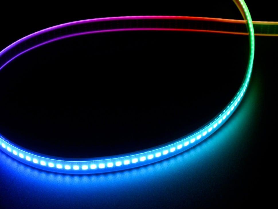 Adafruit DotStar Digitale LED-strip - Zwart 144 LED/m - 0,5 meter