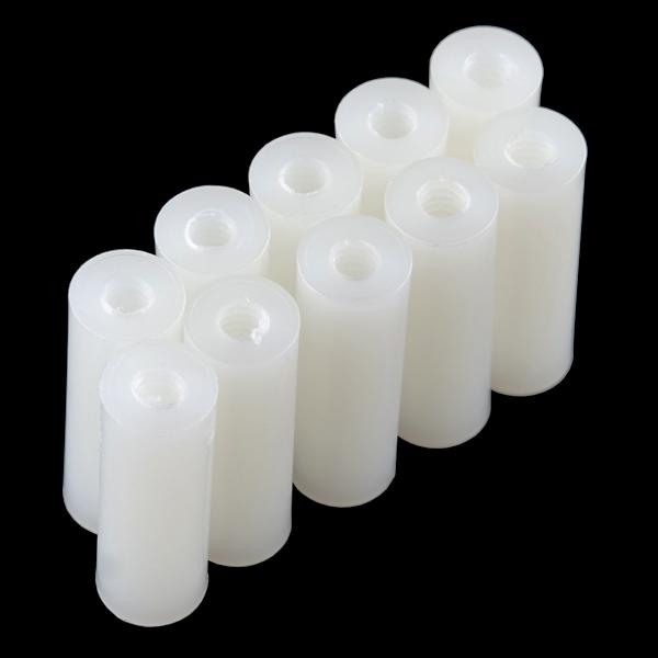 Separadores Plástico - (4-40; 3/4"; paquete de 10)