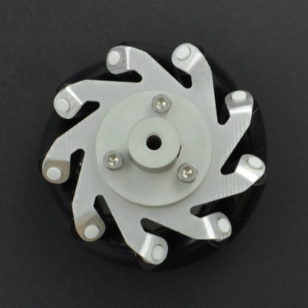 Kit Robot 4WD Mecanum Pour Moteur TT, Châssis Métal Double, Mouvement Omnidirectionnel Compatible Pi